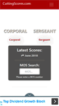Mobile Screenshot of cuttingscores.com