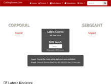 Tablet Screenshot of cuttingscores.com